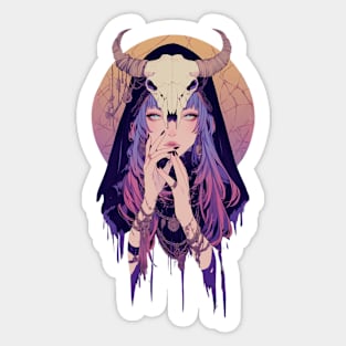 Dark Pagan Witch Sticker